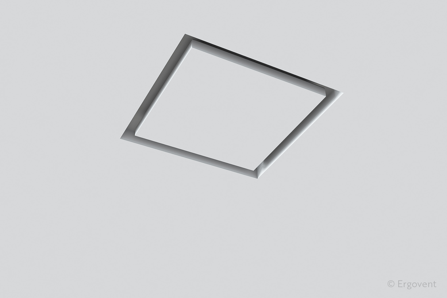 Ventily KVADRO do stropu – designový vzhled